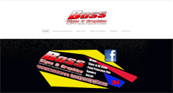 Desktop Screenshot of bosssignsandgraphics.com